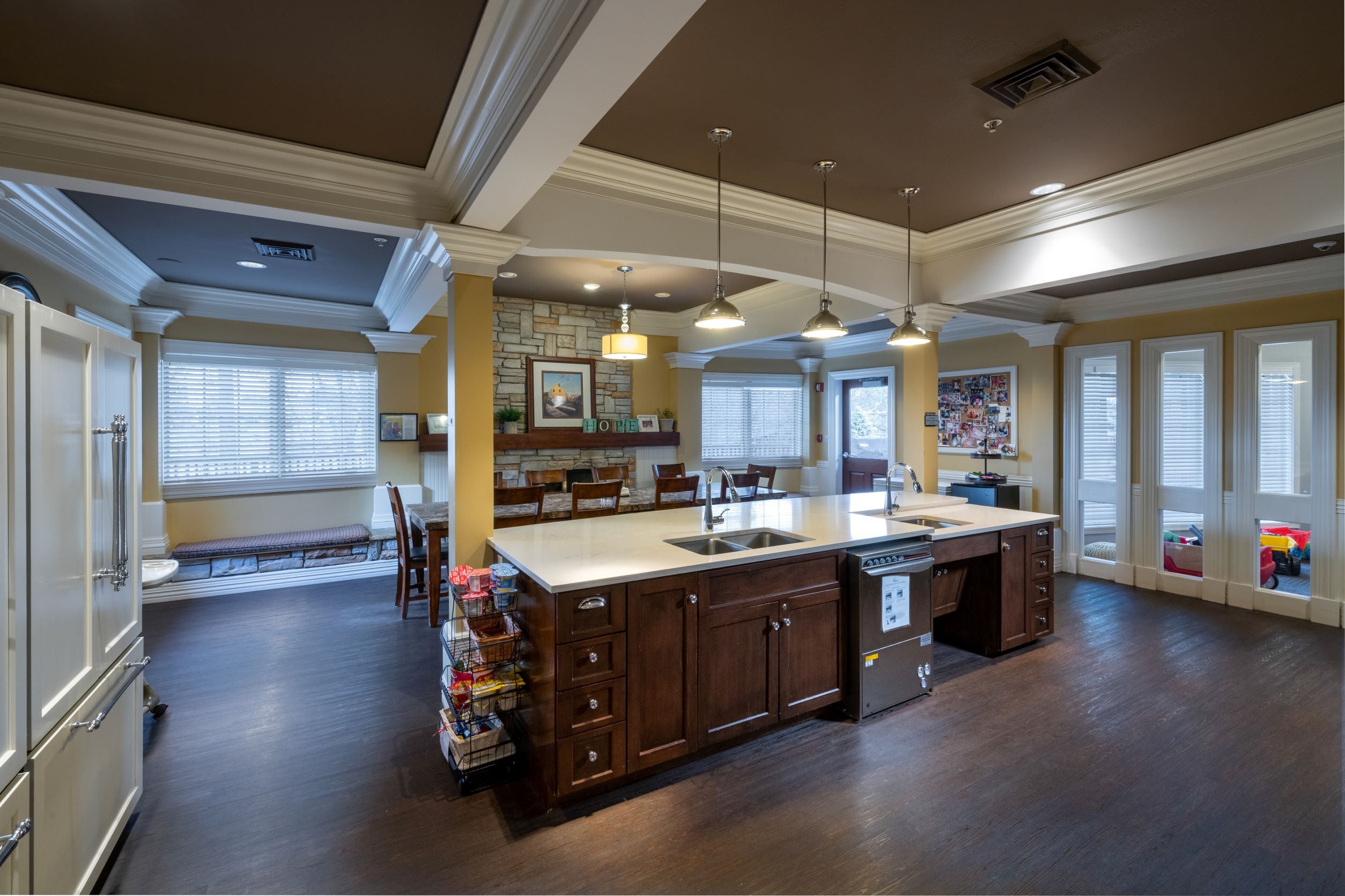 The kitchen of a Hope's Harbor house