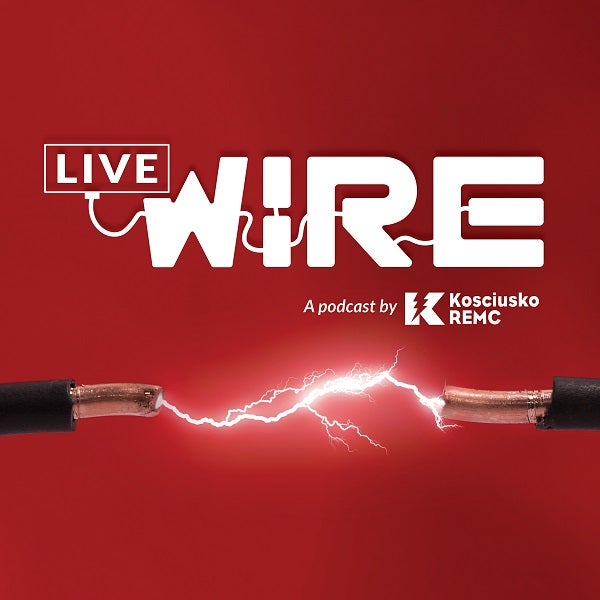 Live Wire Podcast Logo Art
